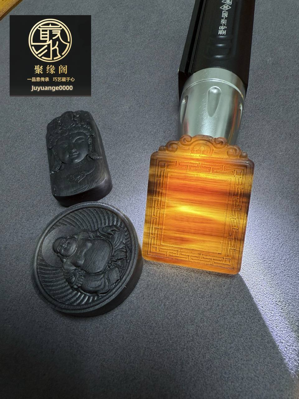 非洲犀角极品小挂件