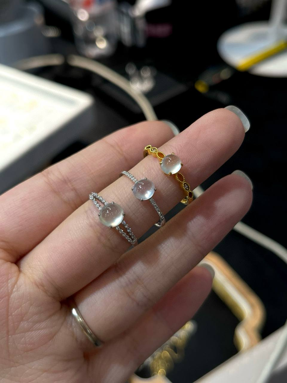 玻璃冰小 #戒指