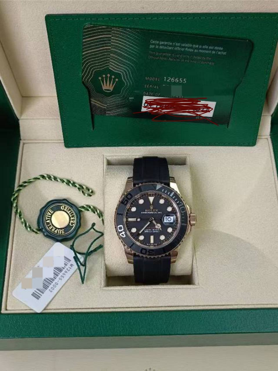 新收/劳力士/Rolex游艇名仕型 m126655-0002