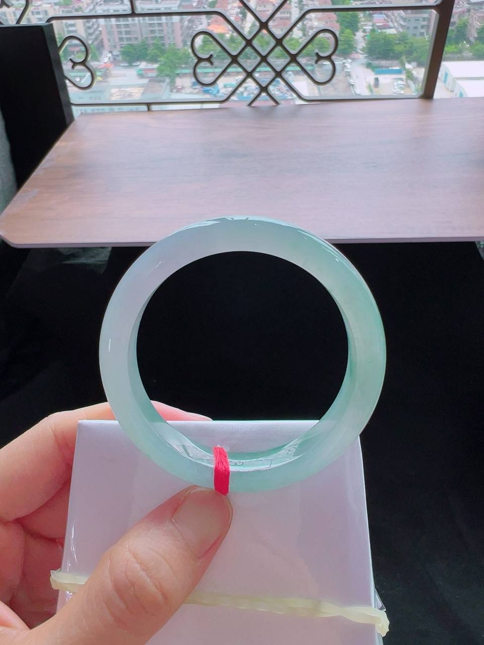 高冰 飘花 正圈 翡翠 #手镯