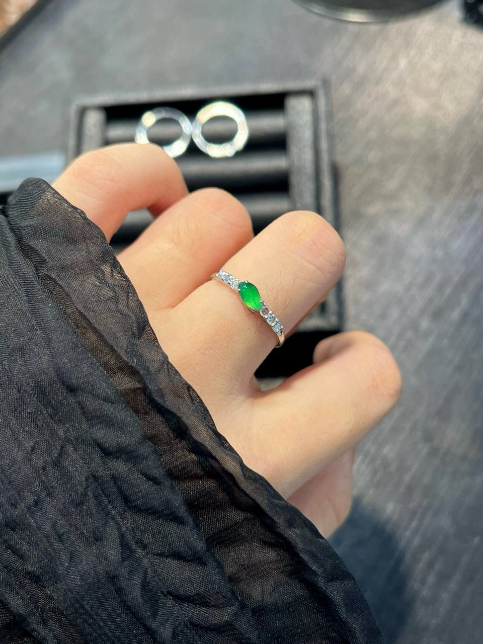 冰绿·随形#戒指