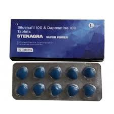 Stenagra Super Power (Sildenafil 100 & Dapoxetine 100 mg) at ₹ 350/stripe  in Nagpur