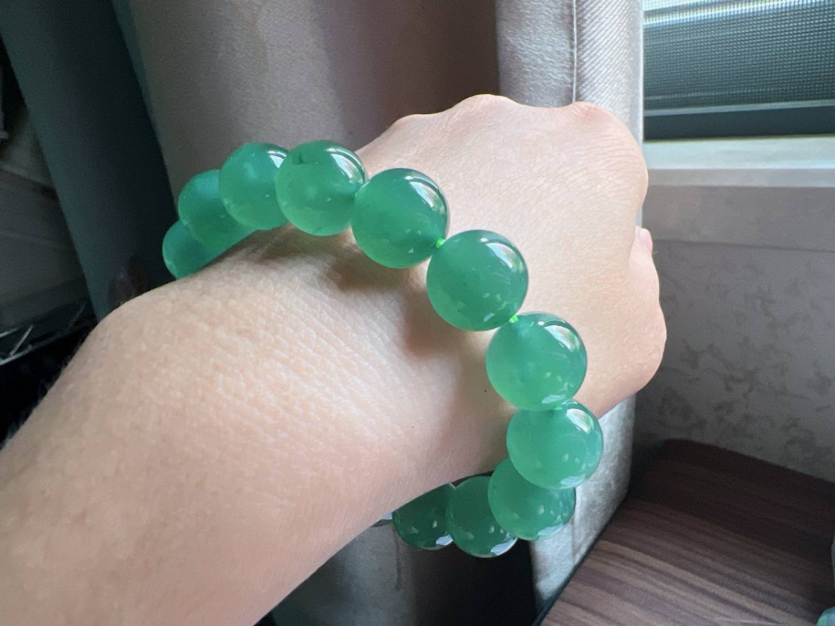 湖水绿#手串