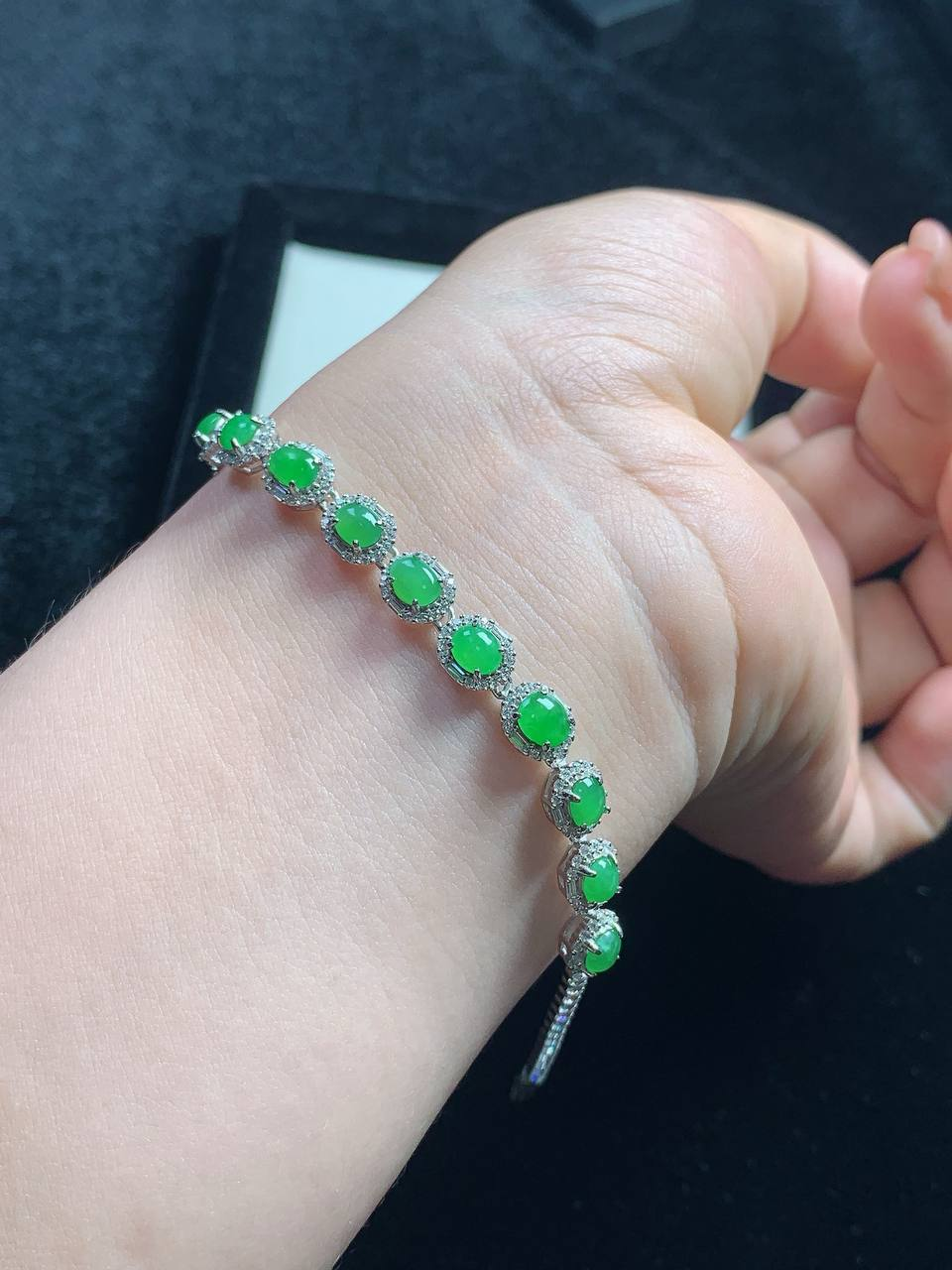 细润 阳绿 #手链